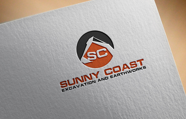 Logo Design by @m for Sunny Coast Excavation and Earthworks  | Design #18766822