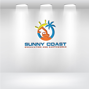 Diseño de Logo por FireflyArt para Sunny Coast Excavation and Earthworks  | Diseño: #18768058