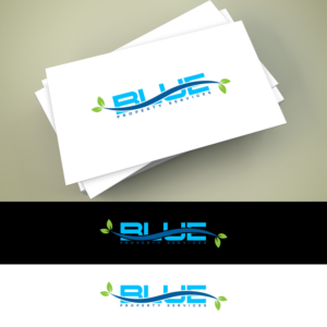 Blue Property Services | Logo Design by ClearDesign