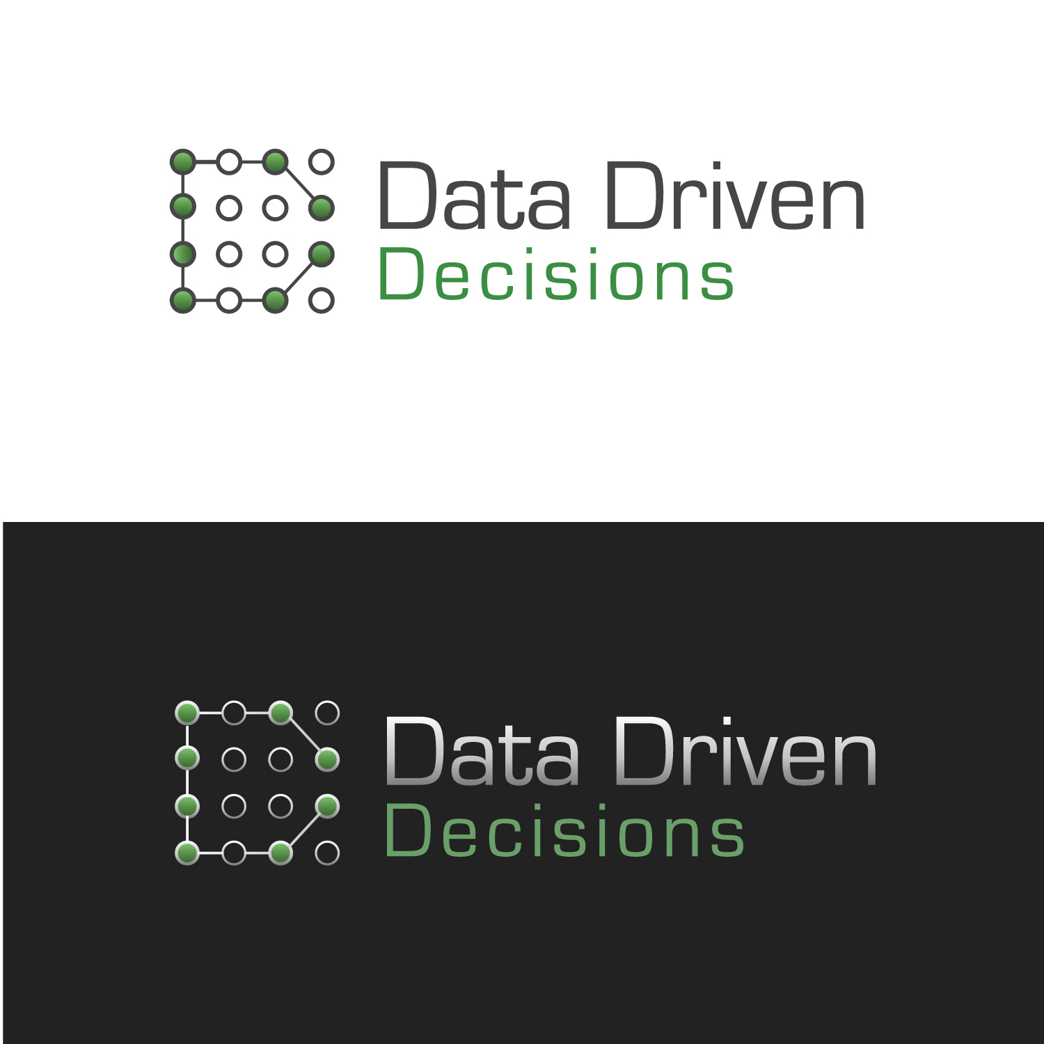 Modern, Upmarket Logo Design for Data Driven Decisions by Surya ...