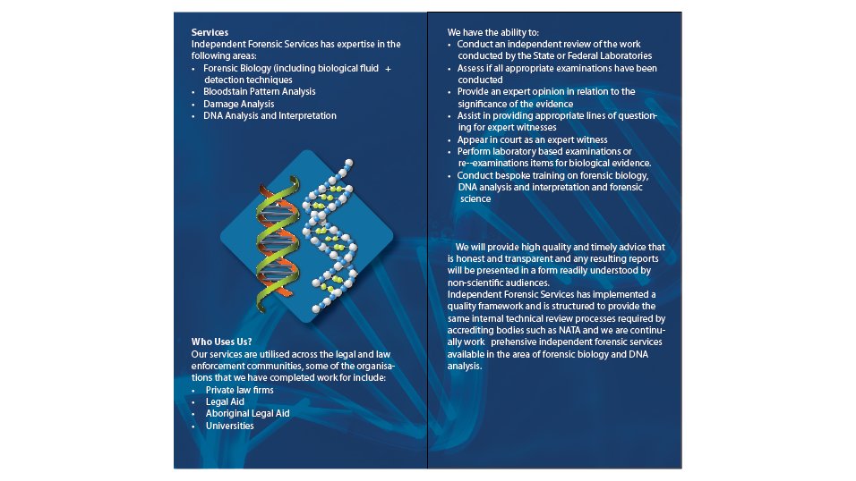 Design de Flyer par mohammed lokhandwala pour Independent Forensic Services | Design #2835751