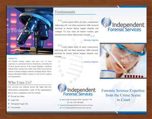 Design de Flyer par Sbss pour Independent Forensic Services | Design : #2859331