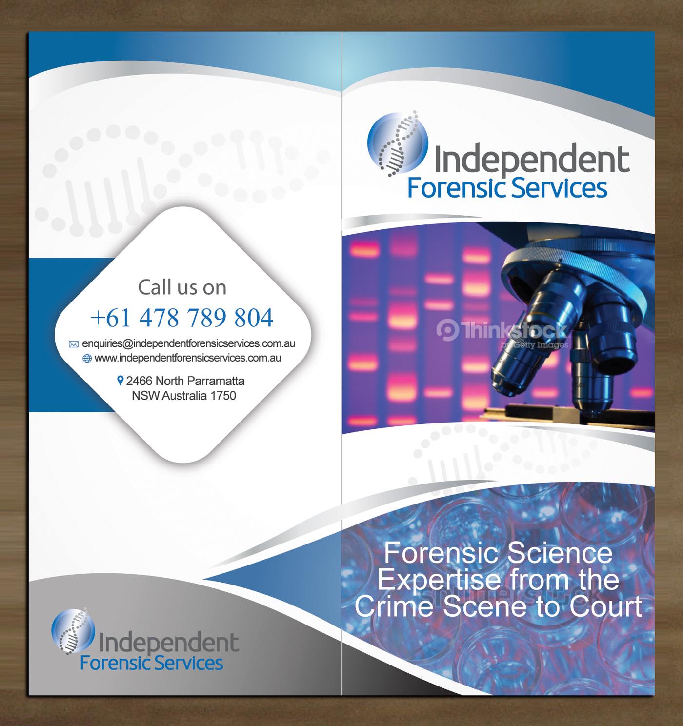 Flyer Design by Sbss for Independent Forensic Services | Design #2909733
