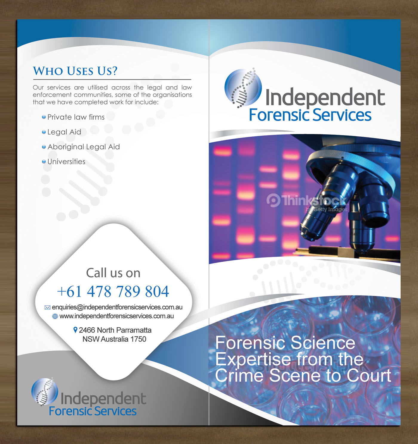 Flyer Design by Sbss for Independent Forensic Services | Design #2909803