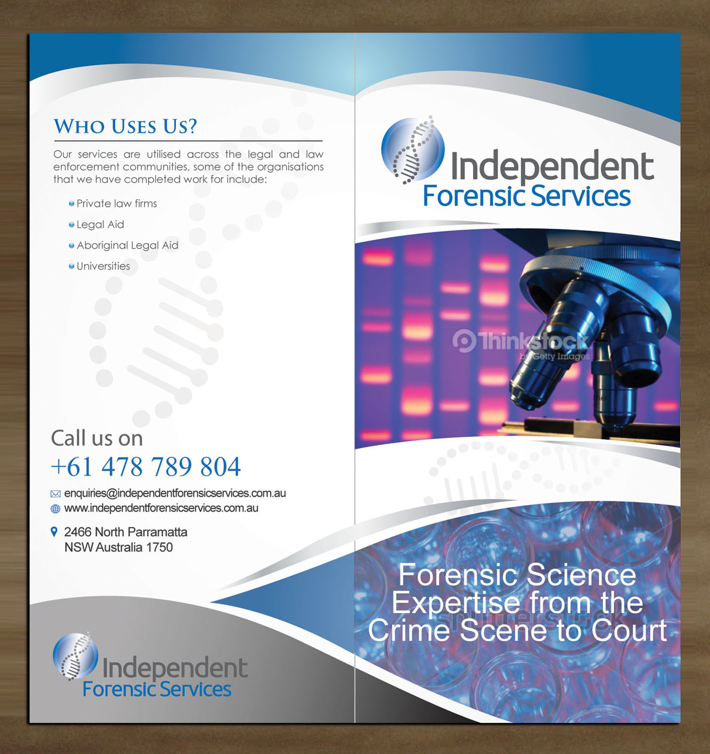 Flyer Design by Sbss for Independent Forensic Services | Design #2909825
