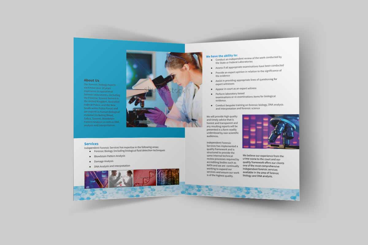 Flyer Design by dkthedon for Independent Forensic Services | Design #2938836