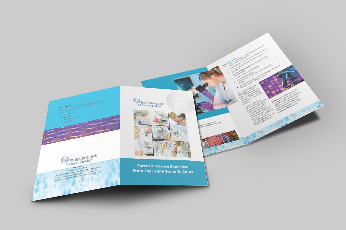 Design de Flyer par dkthedon pour Independent Forensic Services | Design #2938839