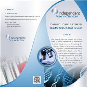 Design de Flyer par IneseRo pour Independent Forensic Services | Design : #2907118