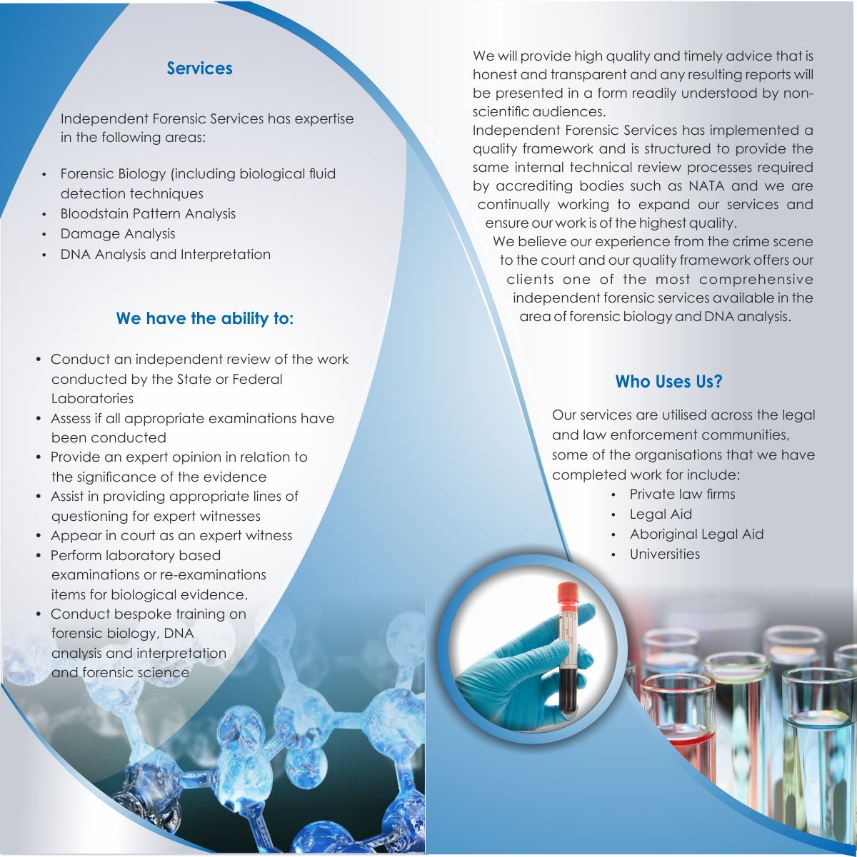 Flyer-Design von IneseRo für Independent Forensic Services | Design #2907120