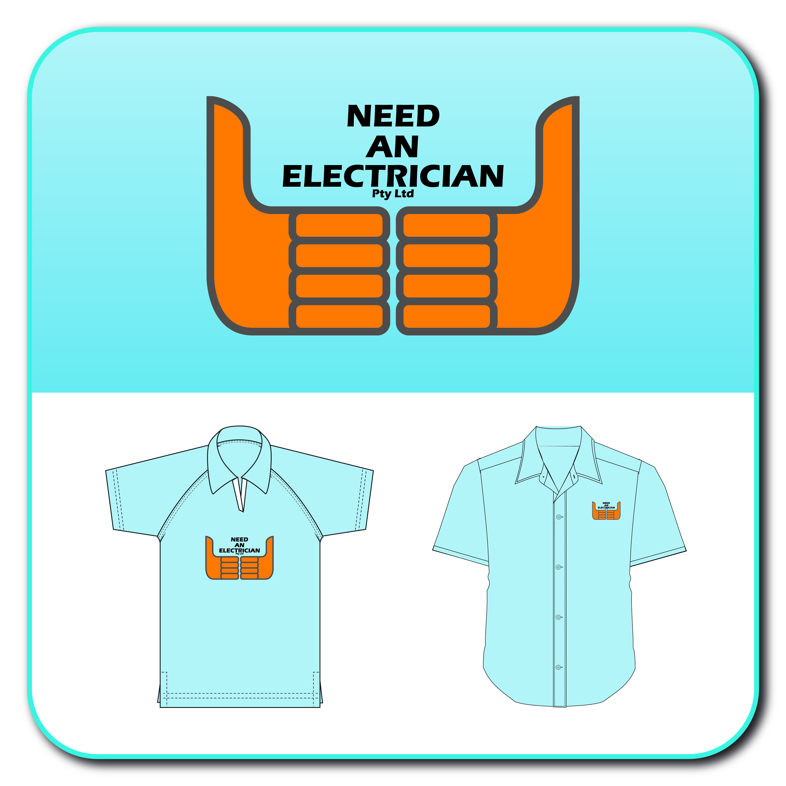 Character Design by UsBeingUs.com - Johnny for Need An Electrician Pty Ltd | Design #50968