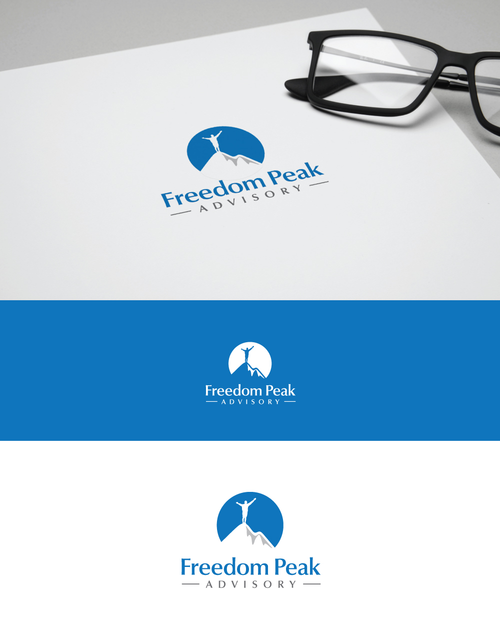 Logo Design by ecorokerz for Freedom Peak Advisory Pty ltd | Design #18839919