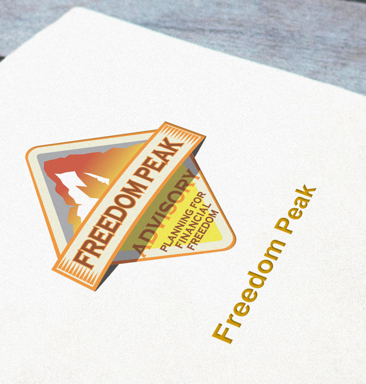Logo Design by YOLOGO for Freedom Peak Advisory Pty ltd | Design #18857781