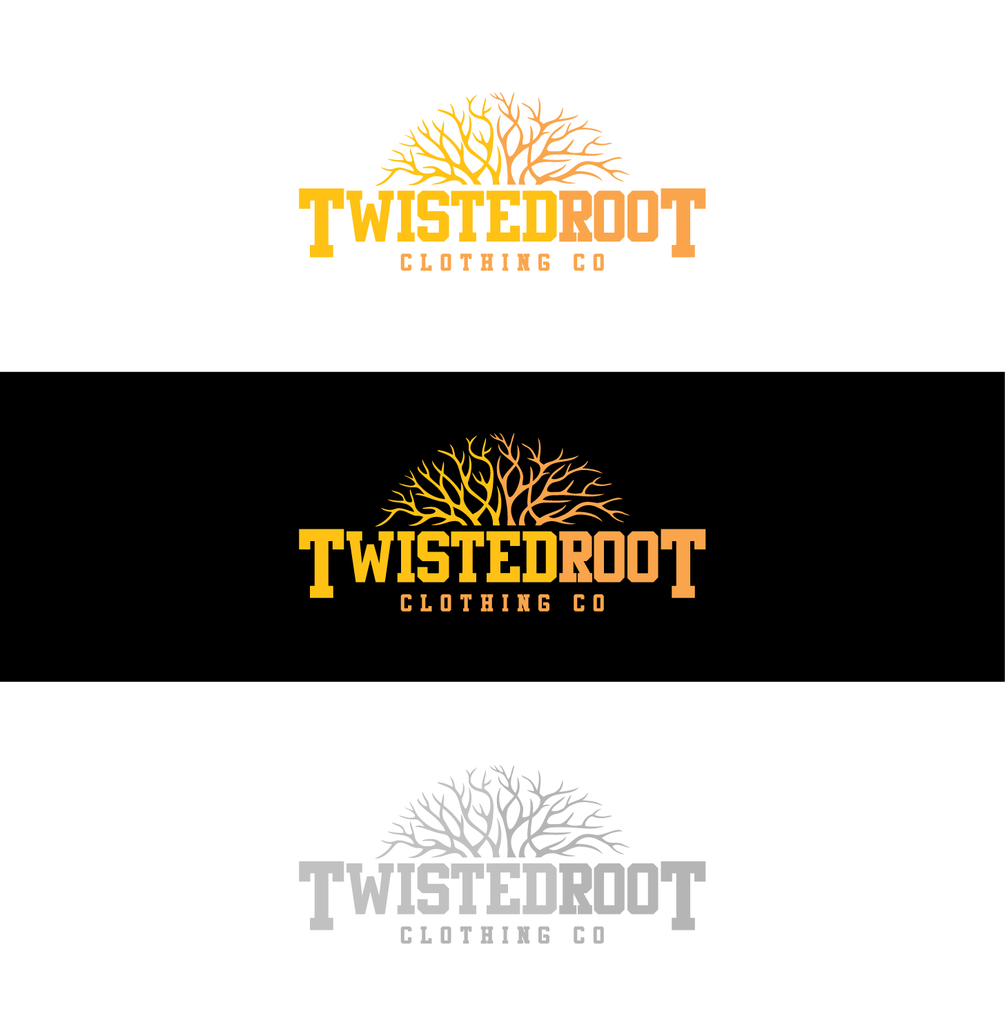 Logo Design by Navd for Twisted Root Clothing Co.  | Design #19439071