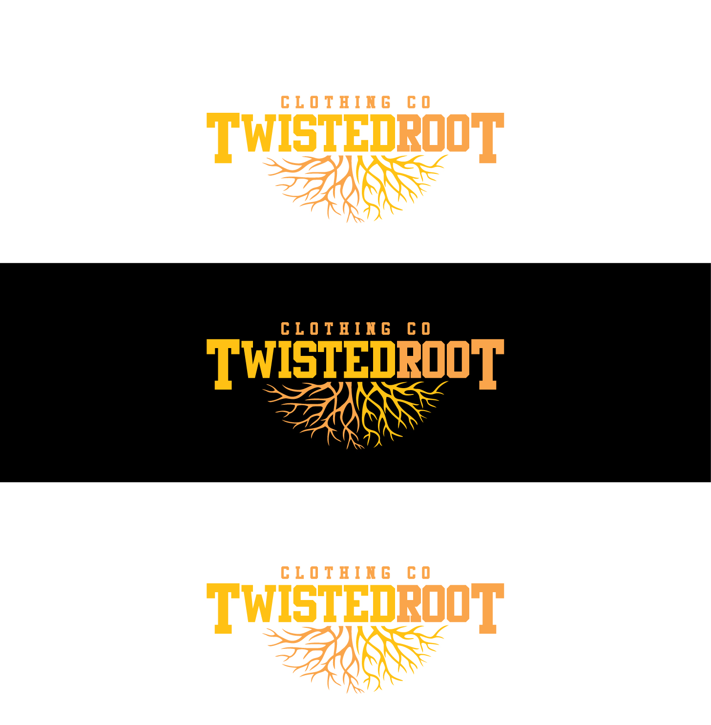 Logo Design by Navd for Twisted Root Clothing Co.  | Design #19439072
