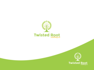 Logo Design by rastf2day for Twisted Root Clothing Co.  | Design: #19471058