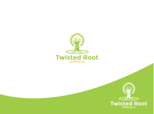 Logo Design by rastf2day for Twisted Root Clothing Co.  | Design: #19471107