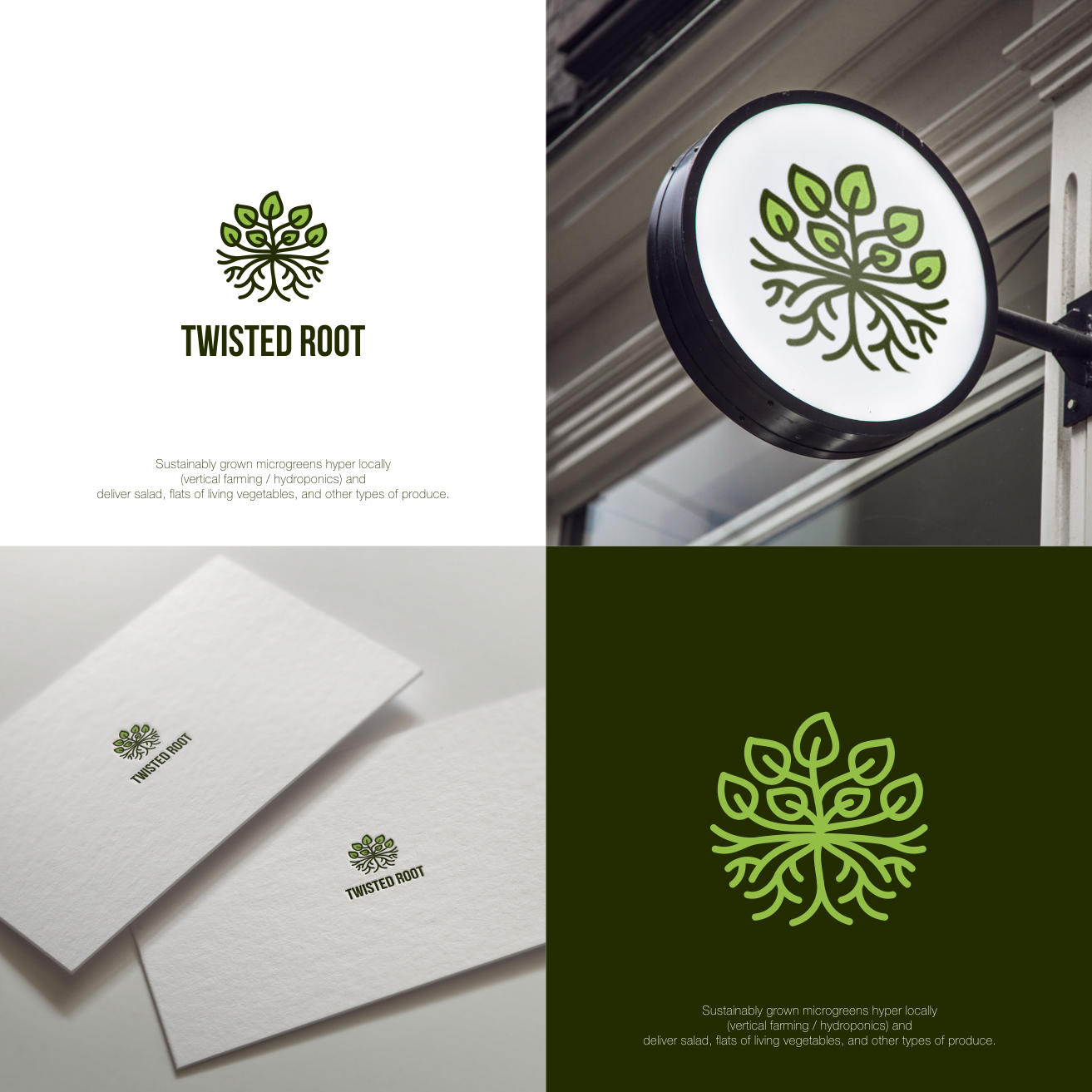 Logo Design by jenggot_merah_ for Twisted Root Clothing Co.  | Design #19441542