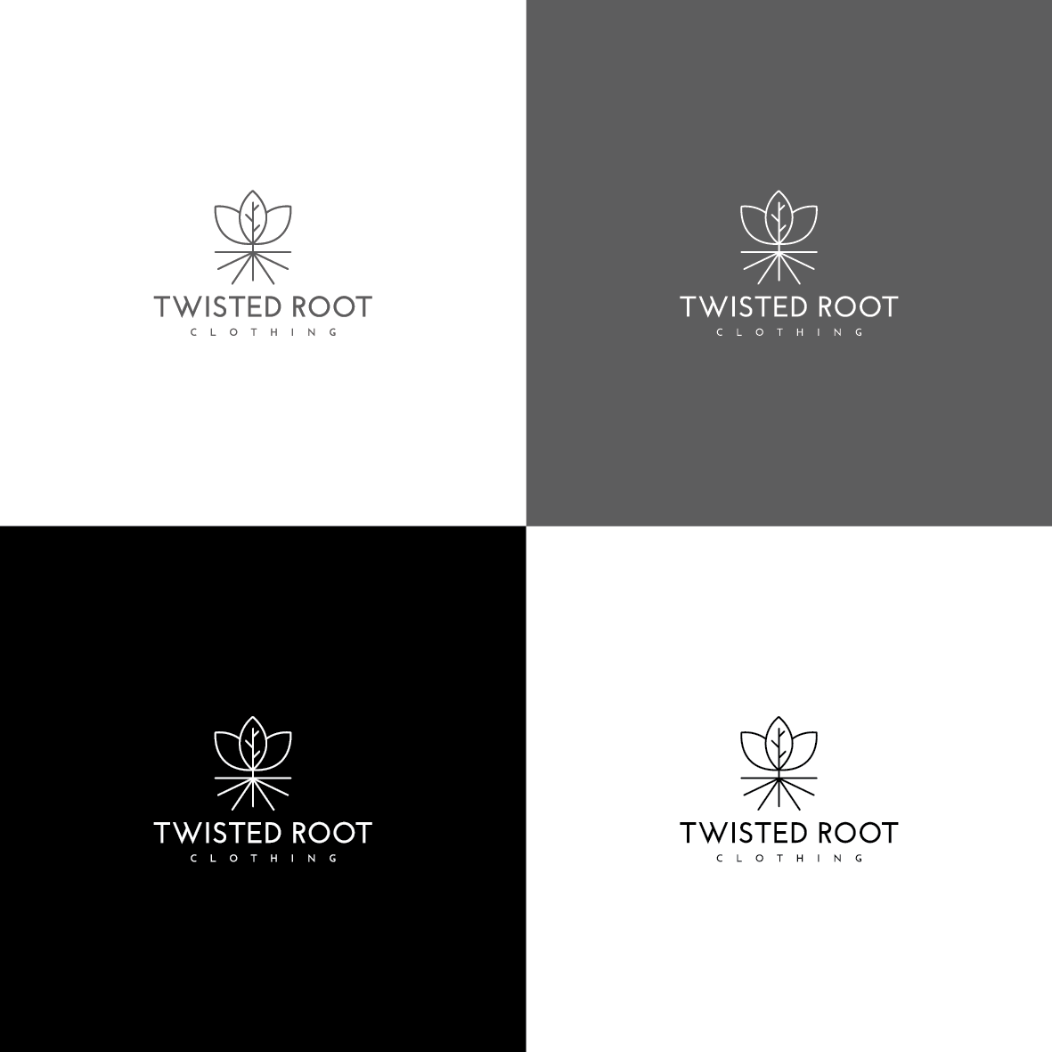 Logo Design by chynthiadewi91 for Twisted Root Clothing Co.  | Design #19454668