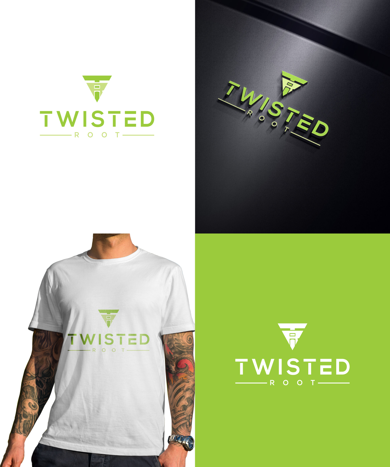 Logo Design by art23 for Twisted Root Clothing Co.  | Design #19525776