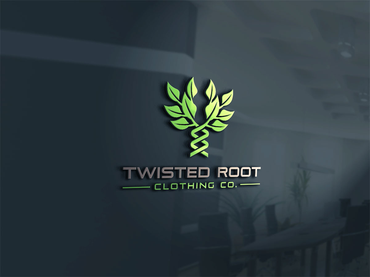 Logo Design by gfxpreneur for Twisted Root Clothing Co.  | Design: #19506430