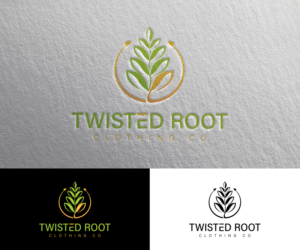 Logo Design by pinday0 for Twisted Root Clothing Co.  | Design: #19460157