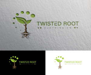 Logo Design by pinday0 for Twisted Root Clothing Co.  | Design: #19460747