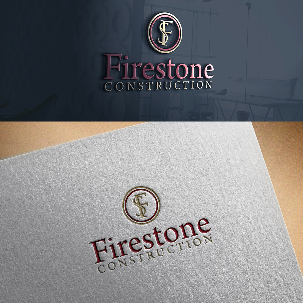 Logo Design by Design Sword for Firestone Construction | Design #18774736