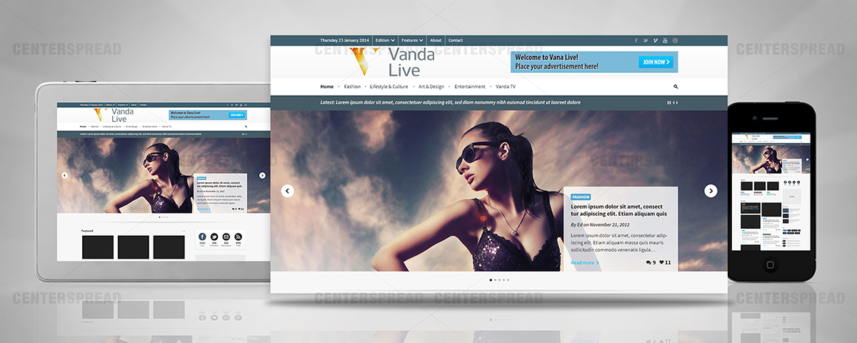 Web Design by CENTERSPREAD for this project | Design #2867942