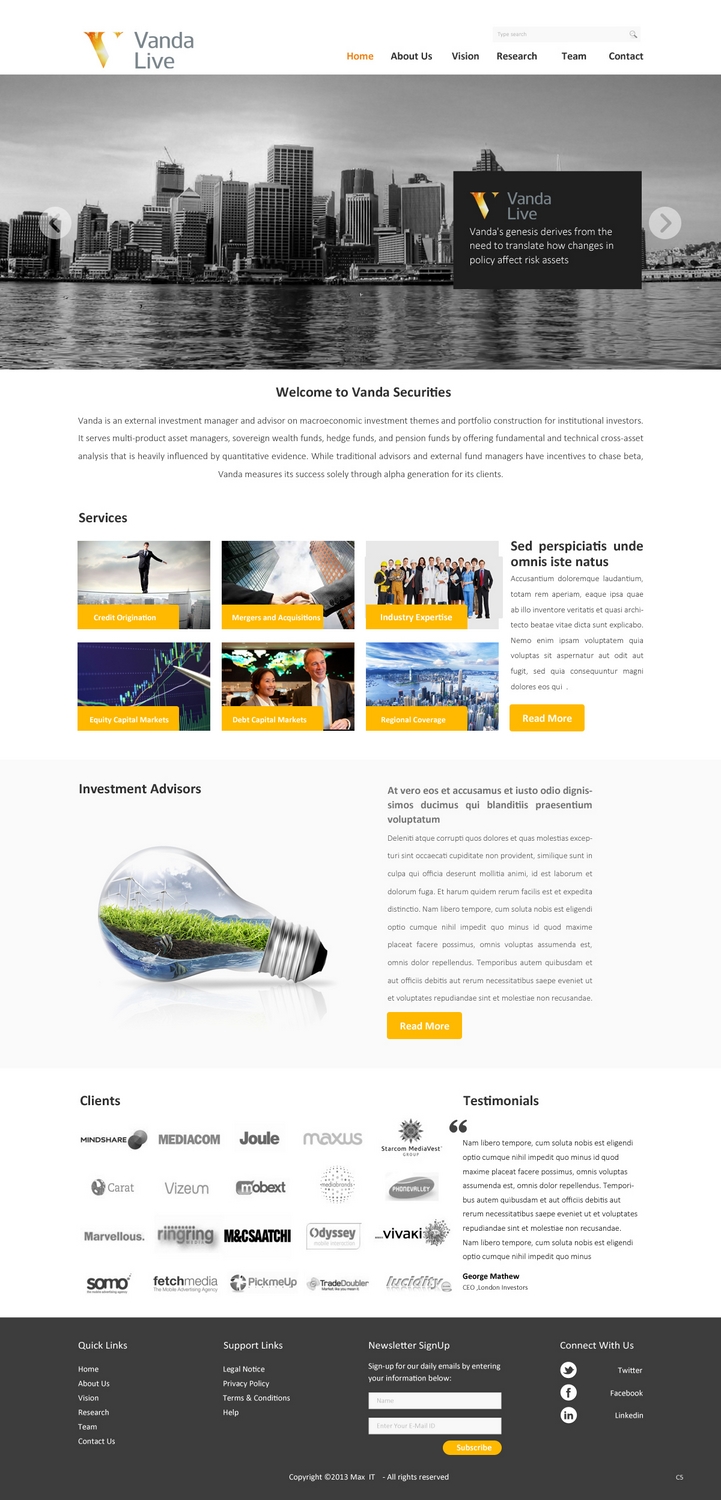 Web Design by pb for this project | Design #2842941