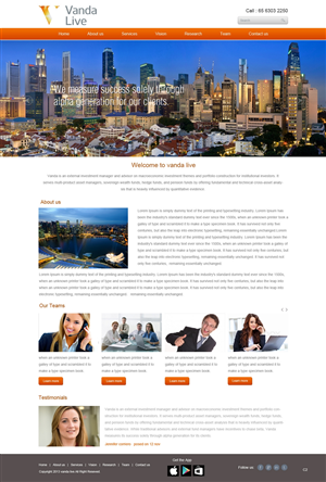 Web Design par pb pour ce projet | Design : #2842948
