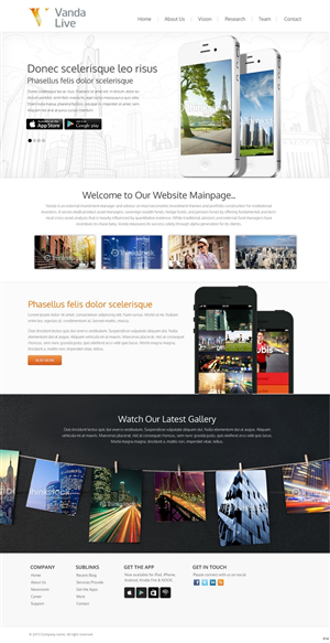 Web Design par pb pour ce projet | Design : #2842958