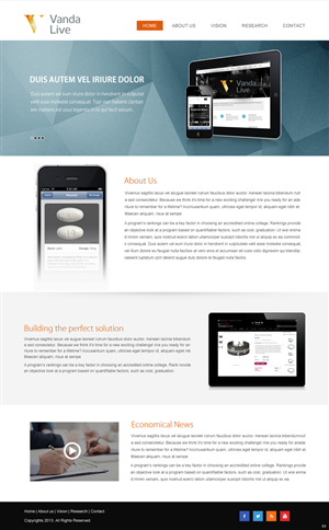 Web Design par pb pour ce projet | Design : #2847022