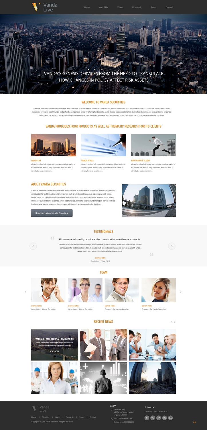 Web Design by pb for this project | Design #2874731