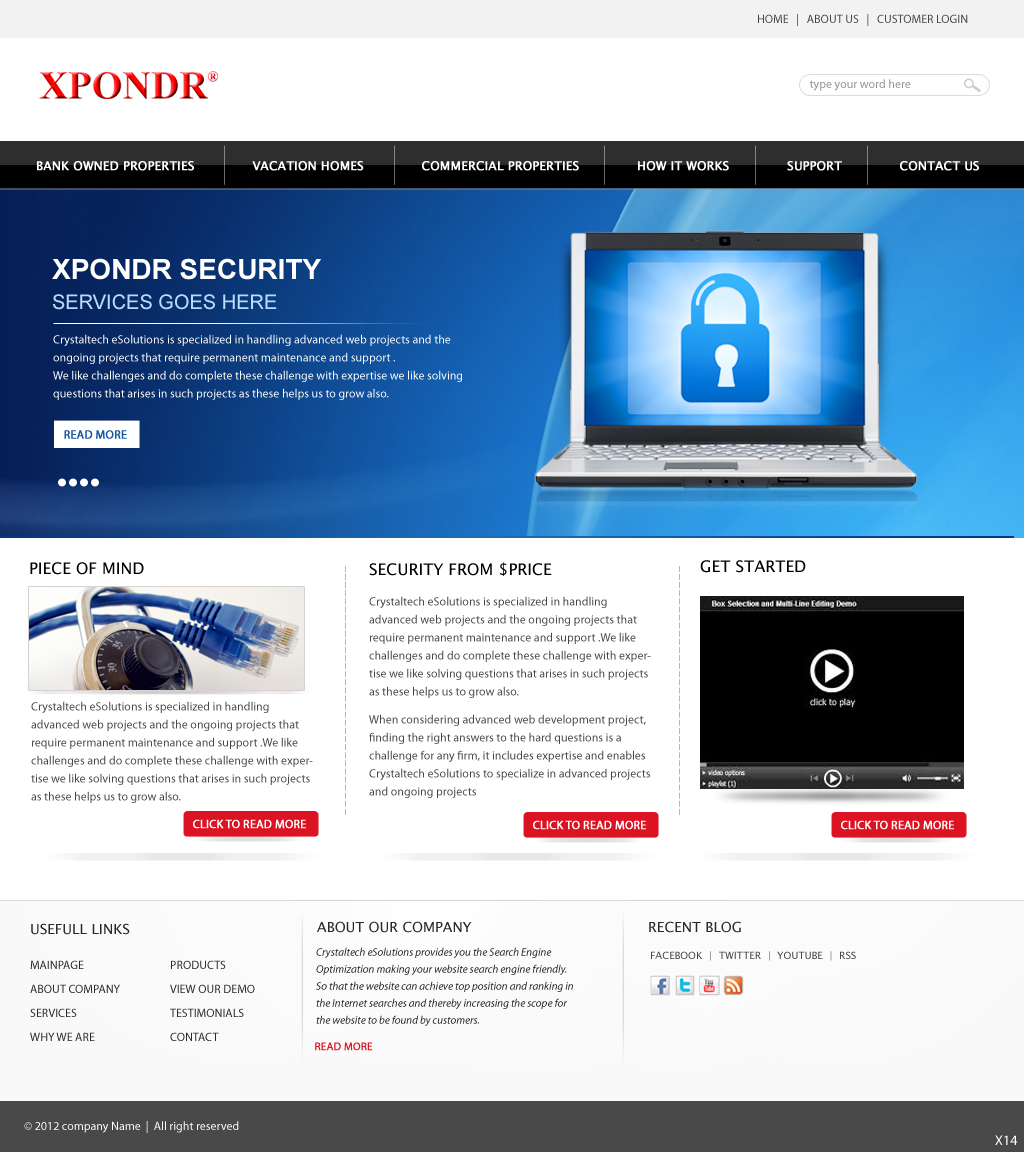 Web Design by pb for this project | Design #663559