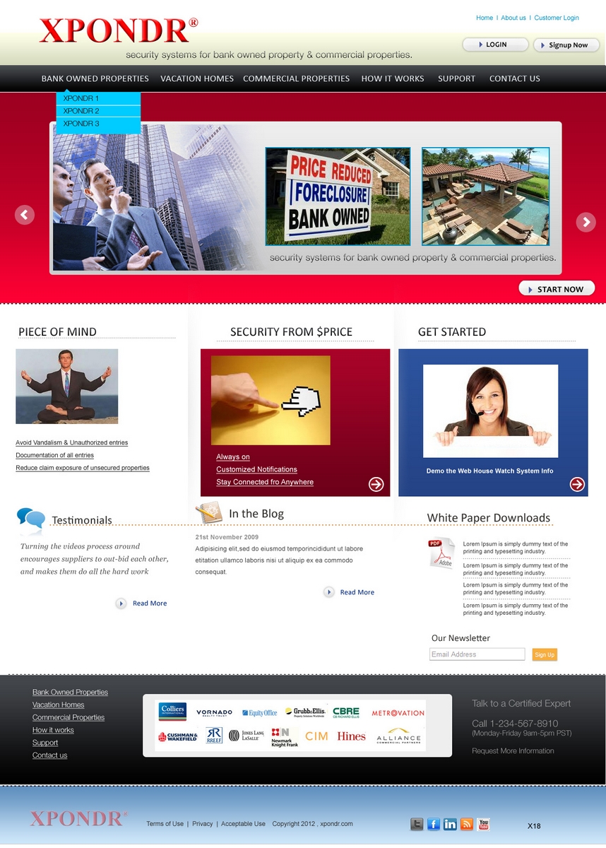 Web Design by pb for this project | Design #667333