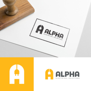 Alpha Electrical Solutions | Diseño de Logo por Ronelogo