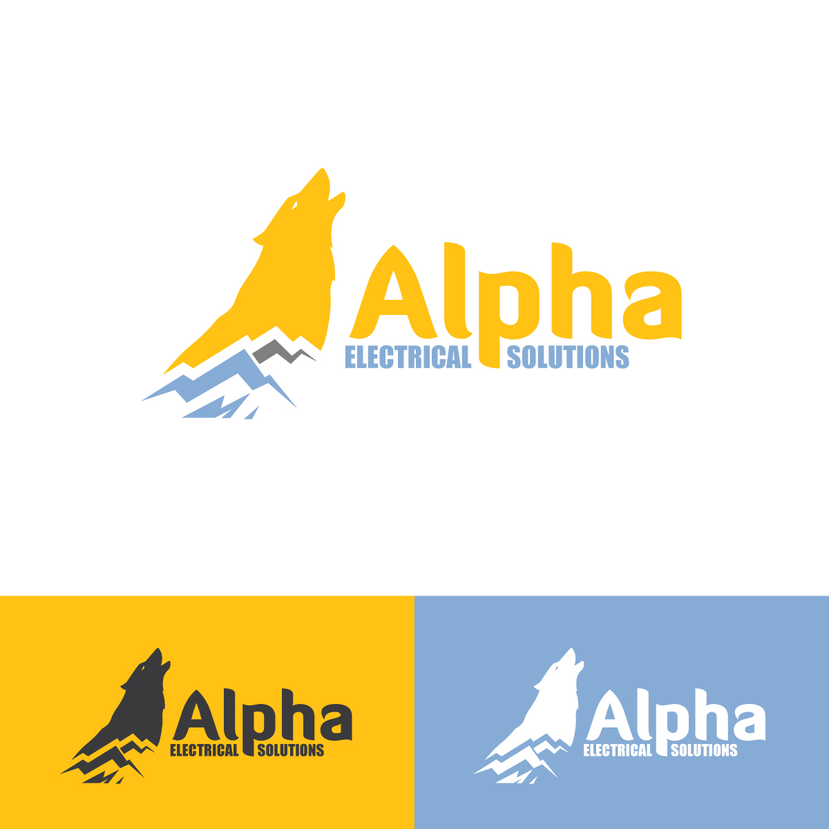 Logo Design by prodesigns99 for Alpha Electrical Solutions | Design #18791001