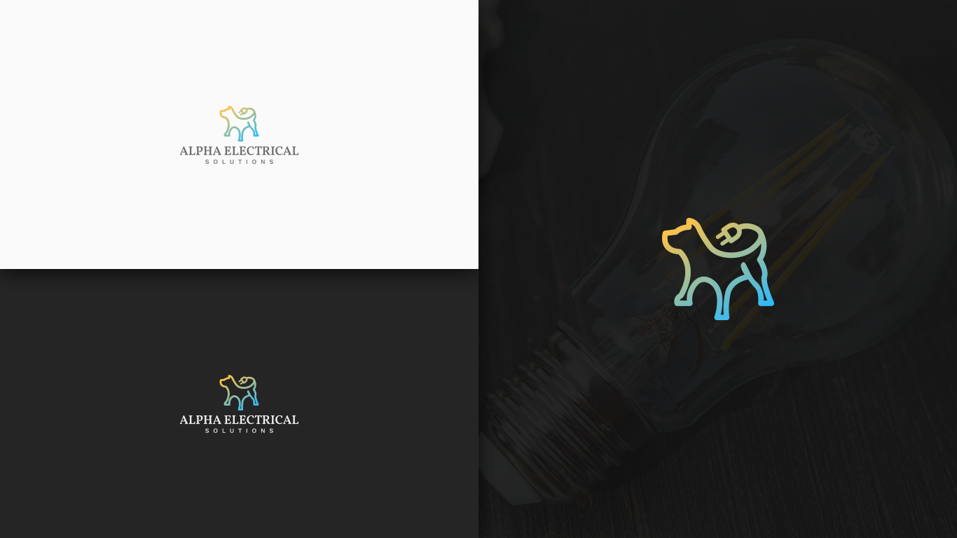 Logo Design by Decos Studio for Alpha Electrical Solutions | Design #18790045