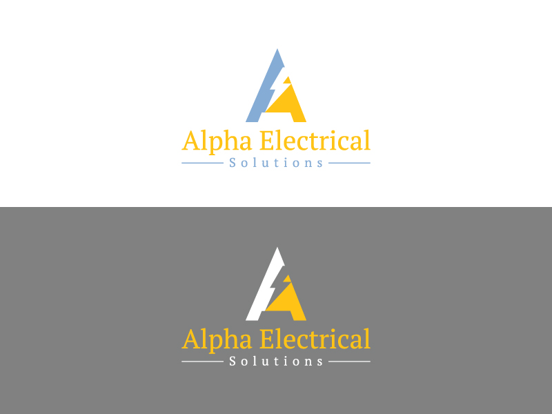 Logo Design by blueCreative2 for Alpha Electrical Solutions | Design #18824334