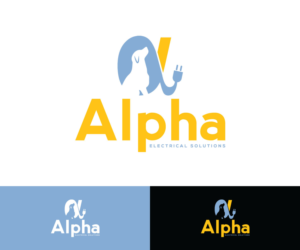 Logo Design by designmind78 for Alpha Electrical Solutions | Design: #18796509