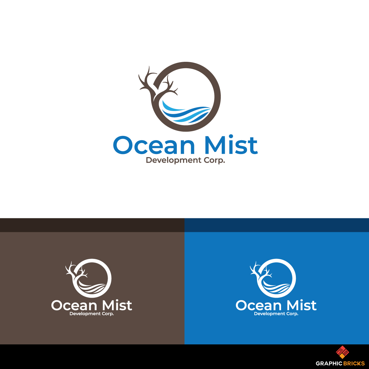 Logo Design by Graphic Bricks for Ocean Mist Development Corp | Design #18788356
