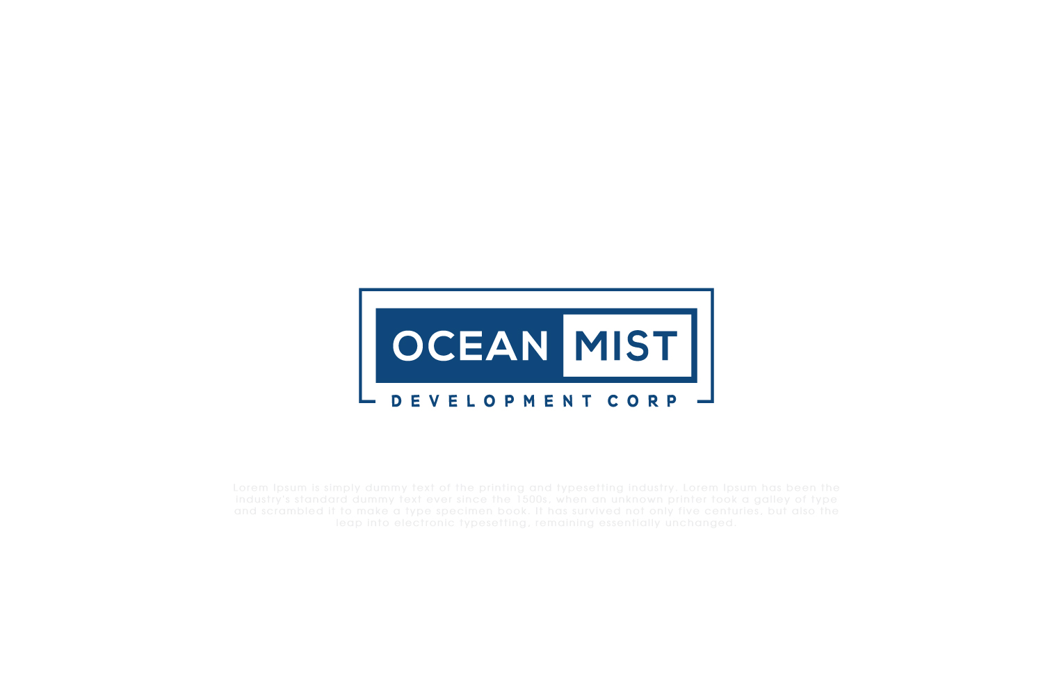 Logo Design by solidinto for Ocean Mist Development Corp | Design #18829503