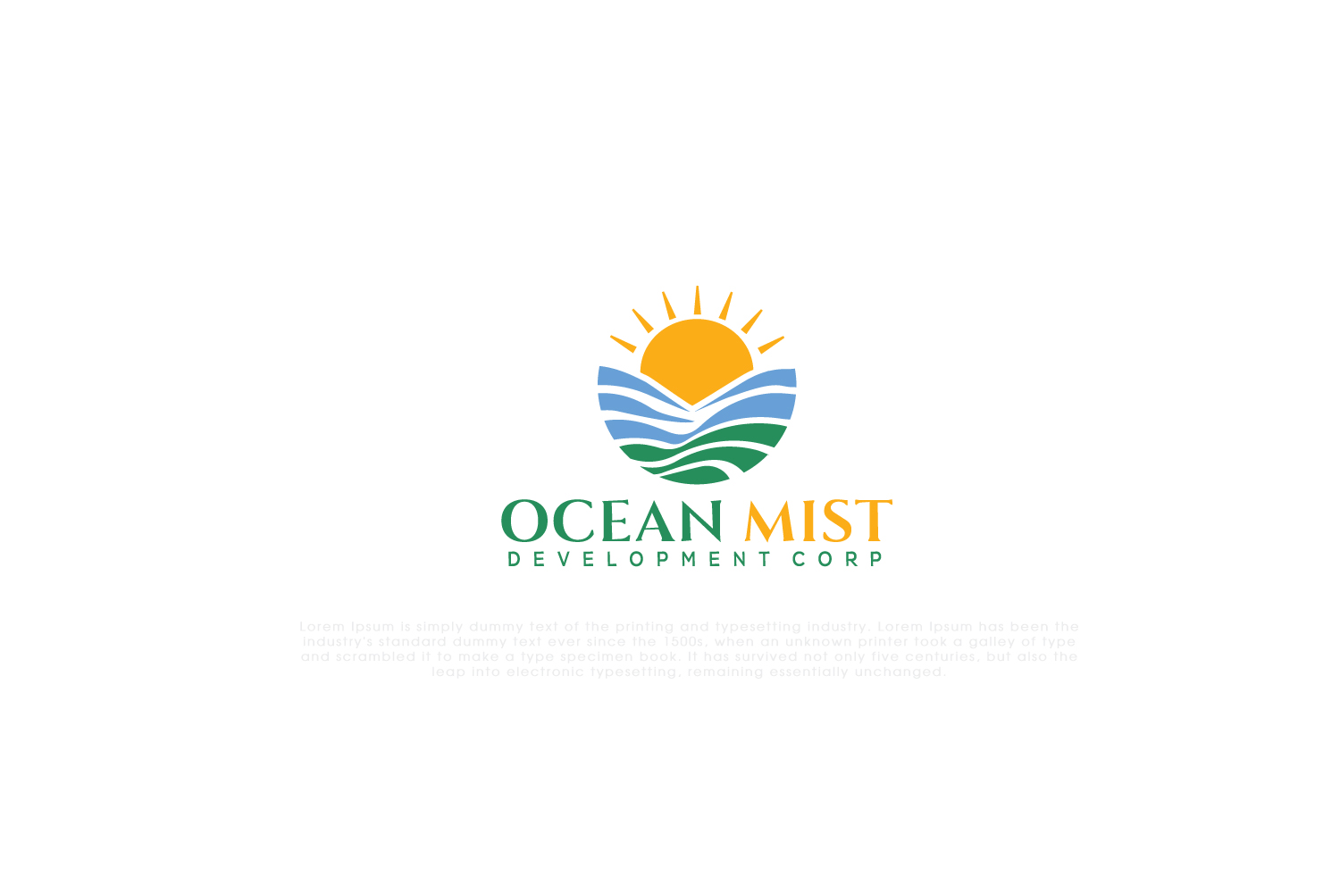 Logo Design by solidinto for Ocean Mist Development Corp | Design #18846288