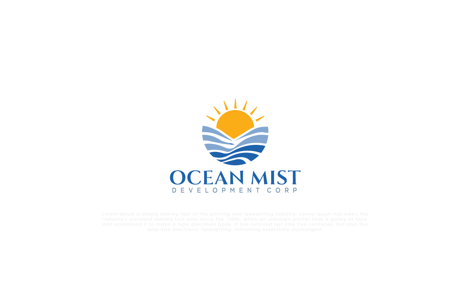 Logo Design by solidinto for Ocean Mist Development Corp | Design #18846290