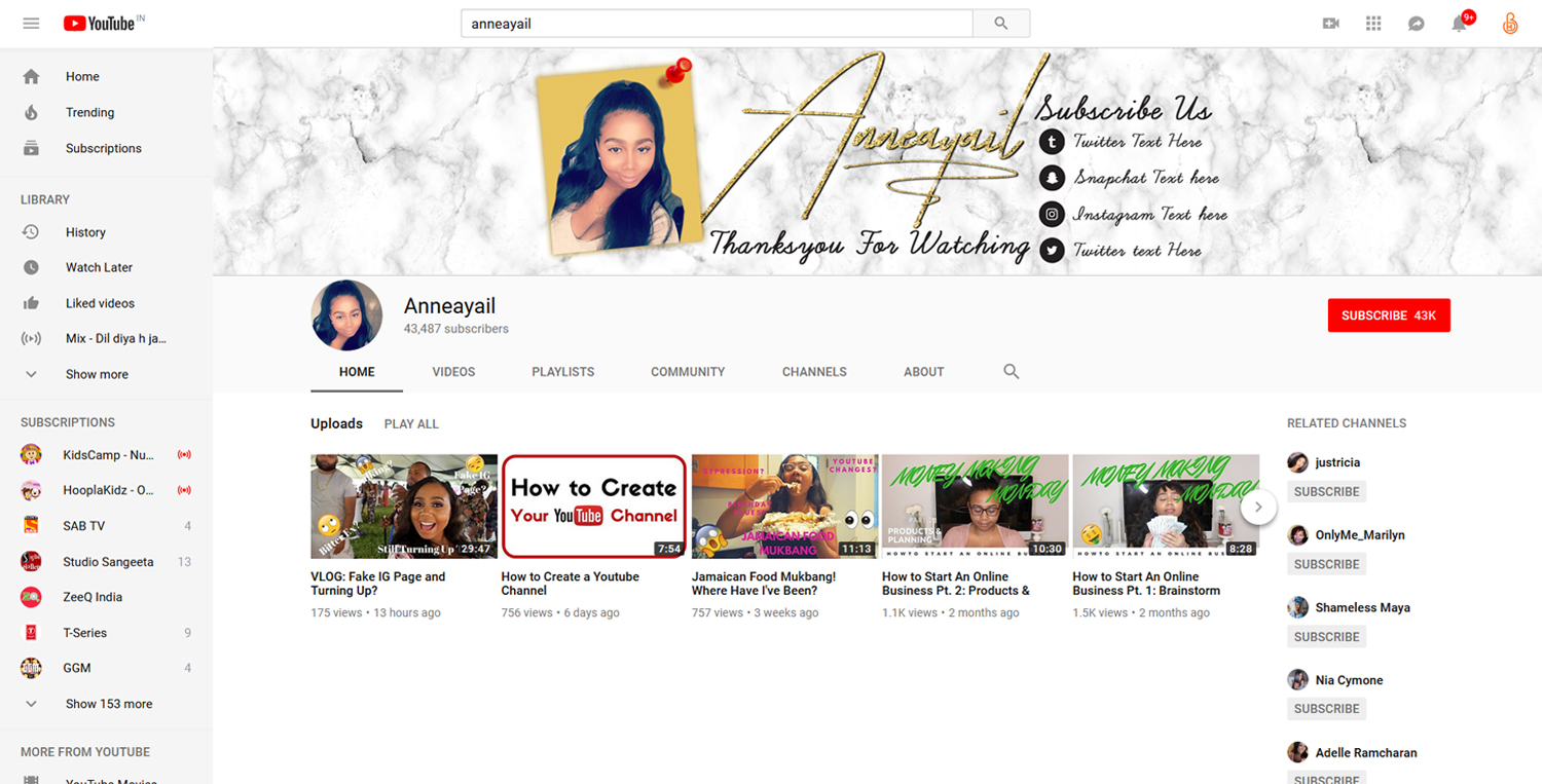 YouTube Design by Best Design Hub for this project | Design #18910783