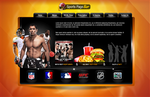 Web Design Project for Sports Bar | Web Design by eMango