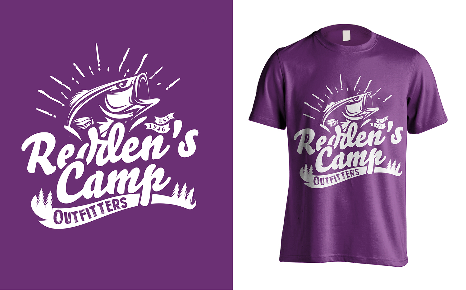 T-shirt Design by pecgi for Redden's Camp | Design #18785777