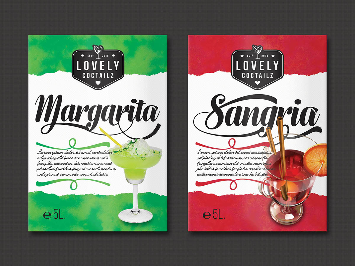 Packaging Design by Kl-Des for Blue Spike Beverages | Design #18852579