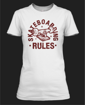 Skateboarder Girl Needs A T-shirt Designed! | T-shirt Design by theodorusdick14