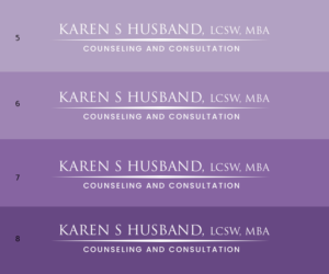 Logo-Design von polj designs für Karen S. Husband, LCSW,MBA | Design: #18894224